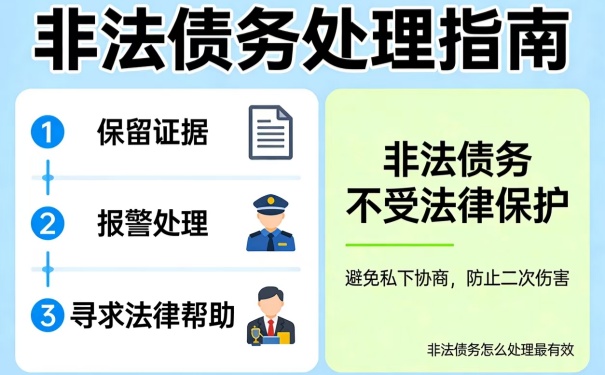 非法债务怎么处理最有效的方法 非法债务怎么处理最有效的方法